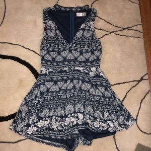 LF pattern romper with choker!